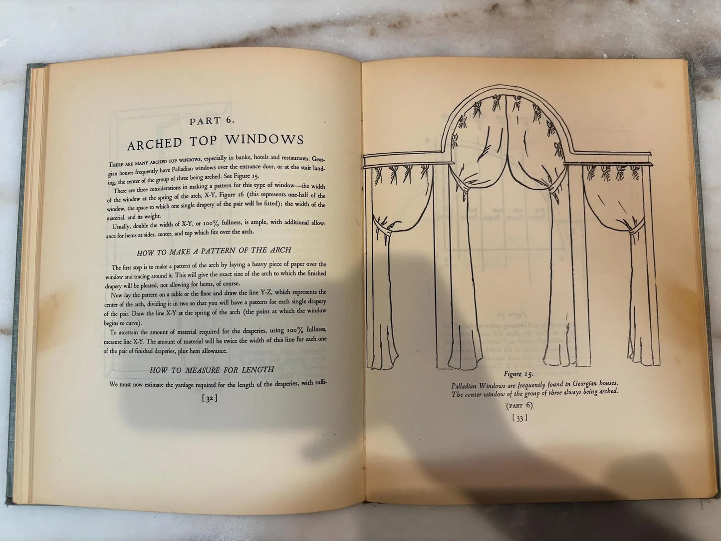 1940s "Handbook of Drapery Patterns" by Ina M. Germaine