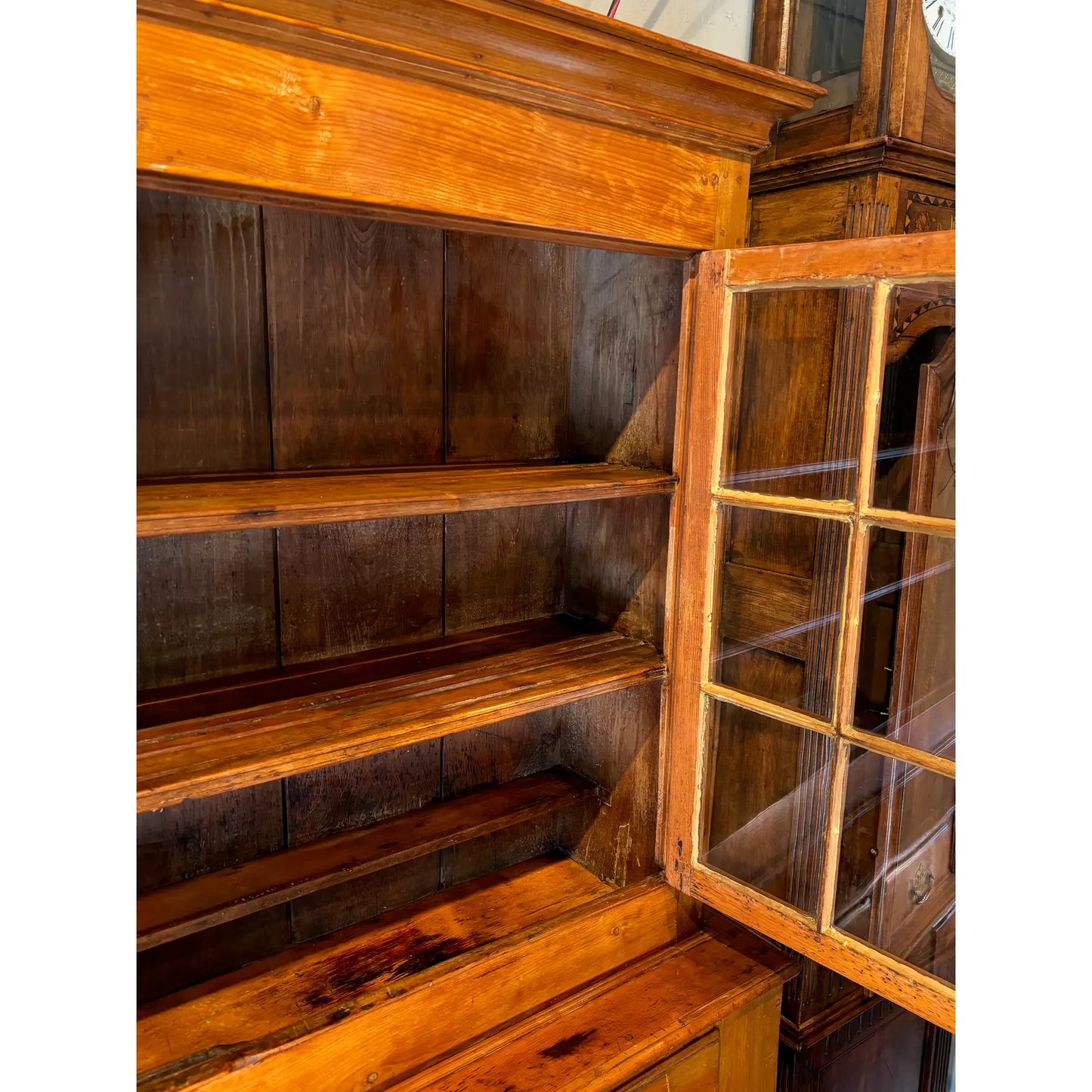 19th Century American Pennsylvania Dutch Step-Back Cupboard