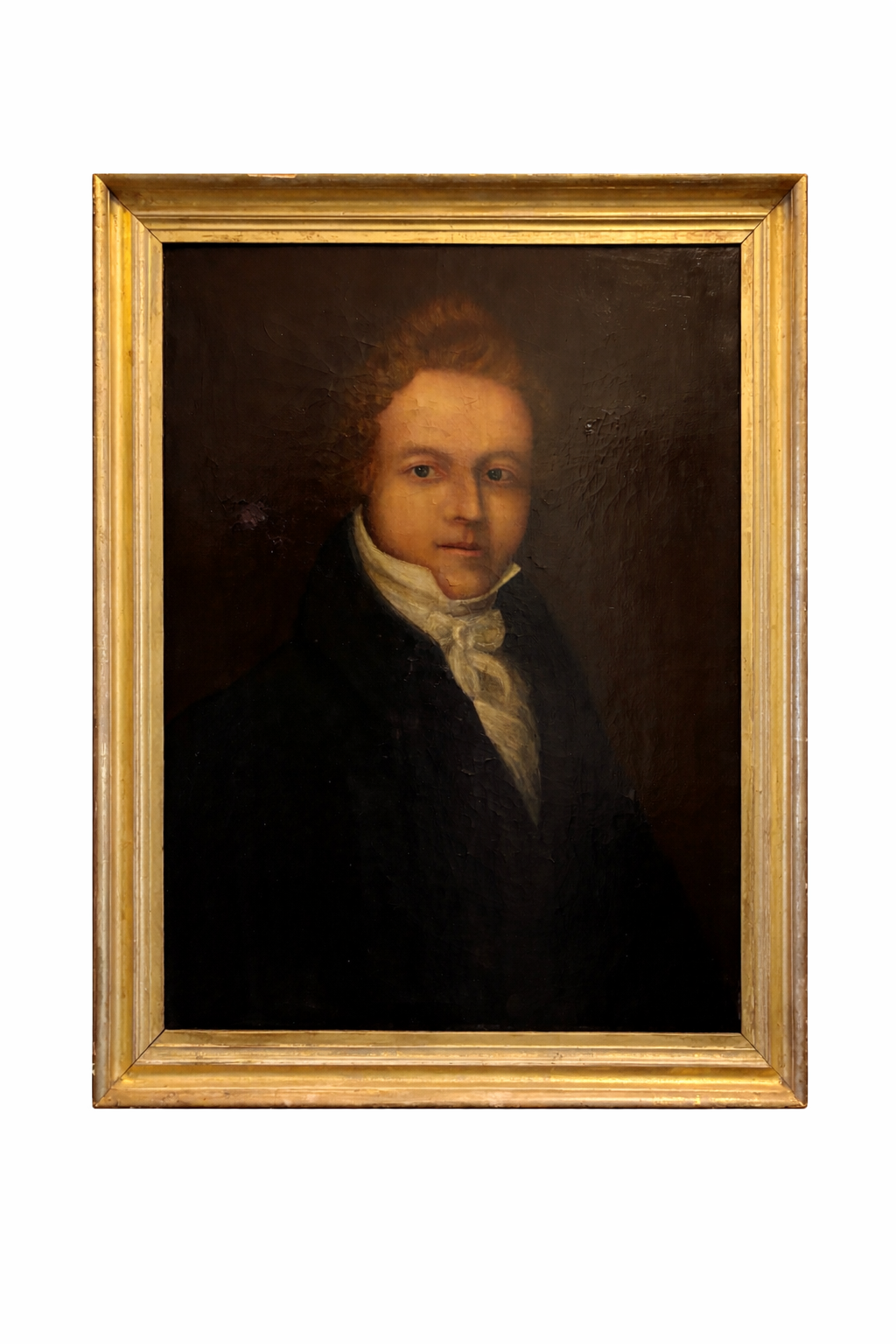 19th Century Framed Oil Portrait of a Gentleman