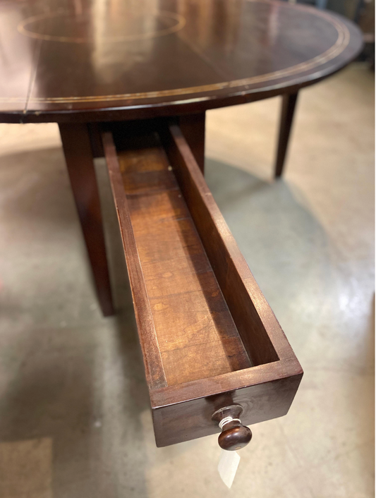 Late 19th Century Cherry Drop-Leaf Table