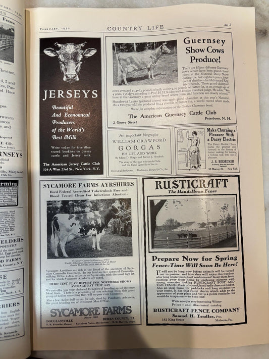 Vintage issue of Country Life magazine, "Decorating Number"