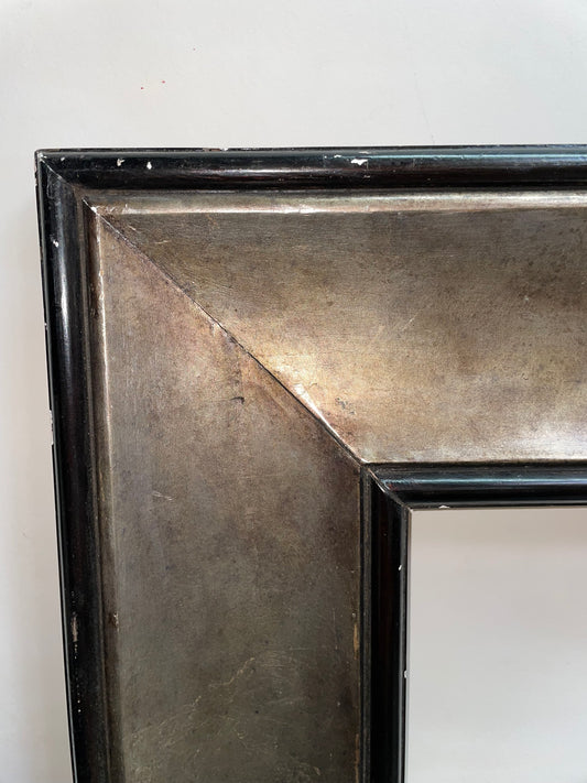 Silver and Black Frame