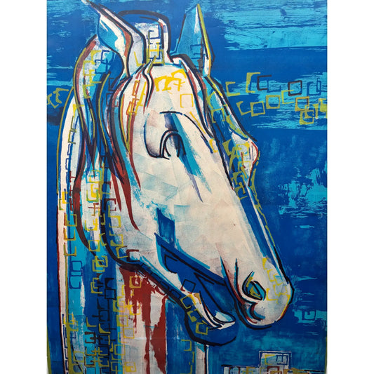 Francois Gilot Lithograph the Greek Horse