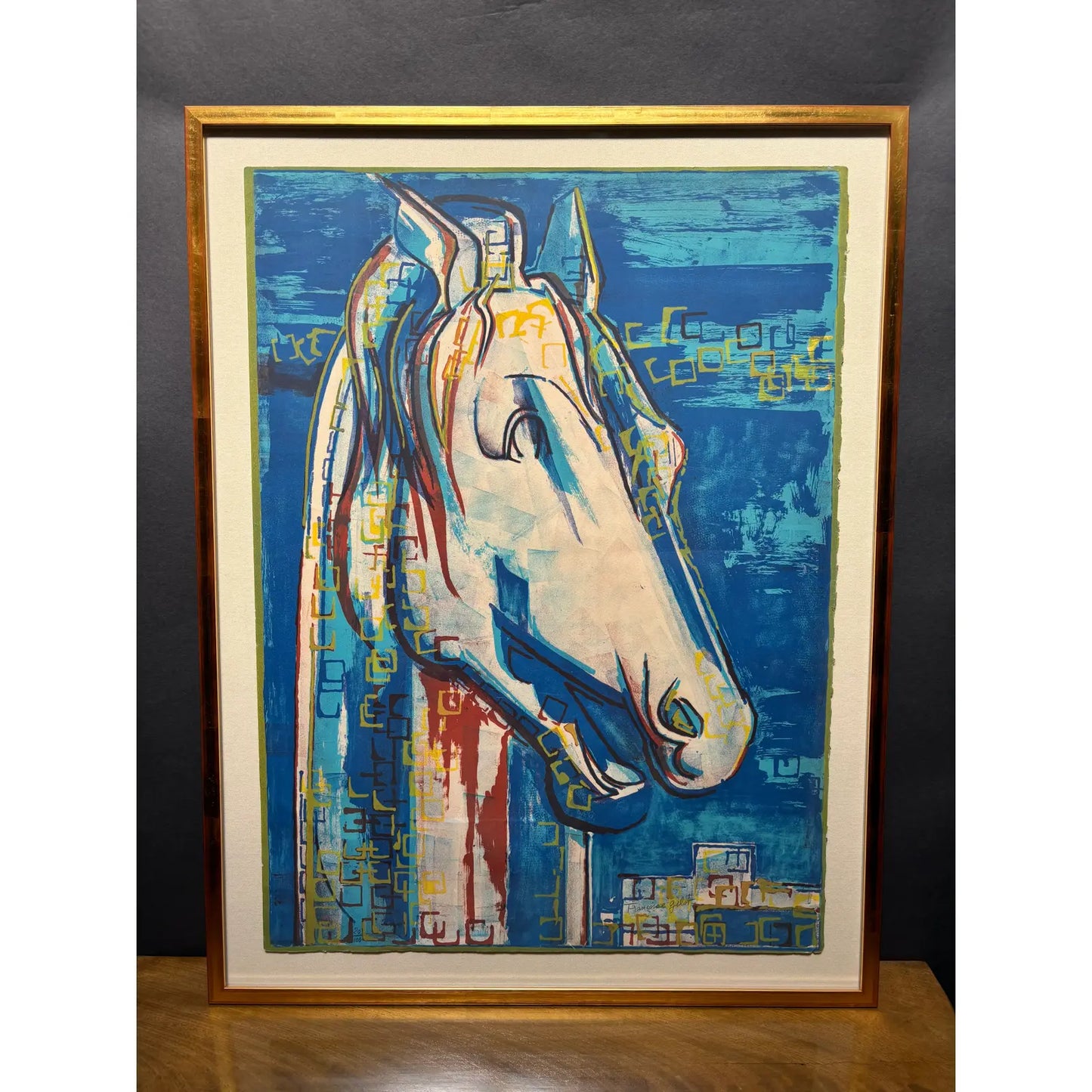 Francois Gilot Lithograph the Greek Horse