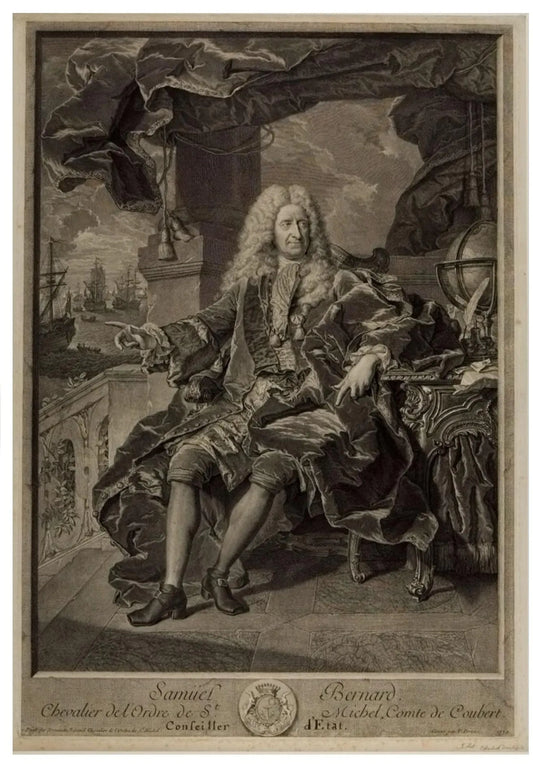 Portrait of Samuel Bernard 1729
