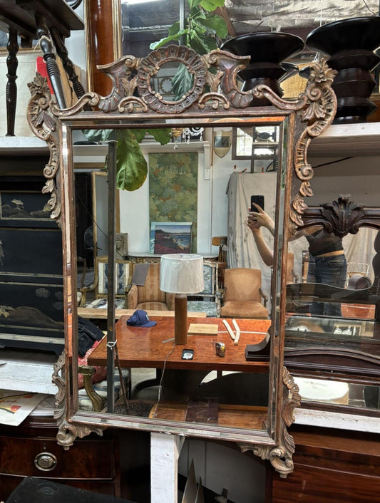 18th Century French Giltwood Mirror