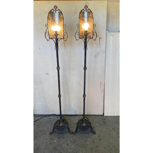 Pair of Venetian 19th Century Wrought Iron