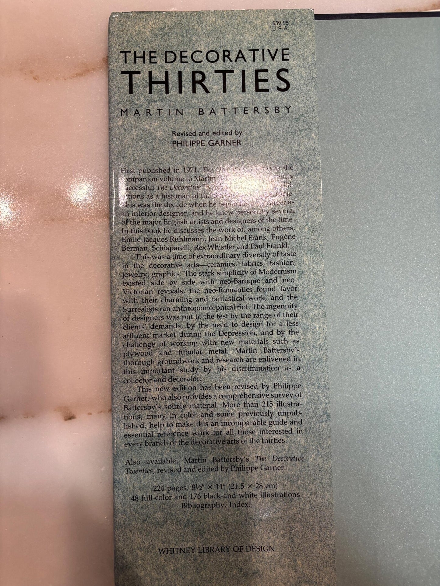 The Decorative Thirties by Martin Battersby, 1988