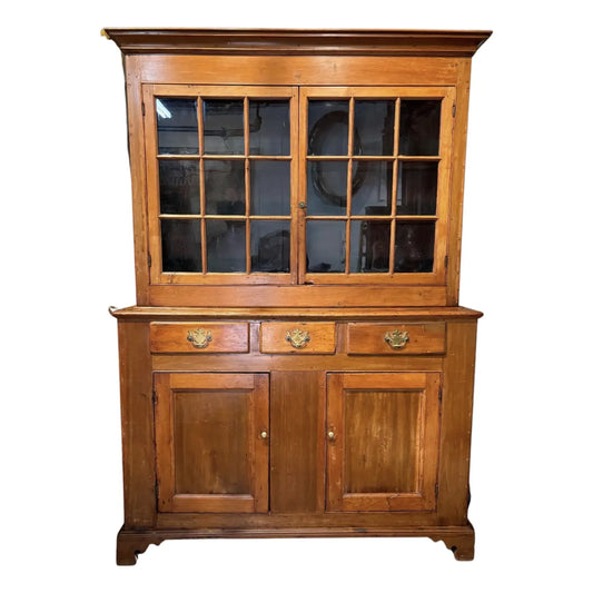 19th Century American Pennsylvania Dutch Step-Back Cupboard