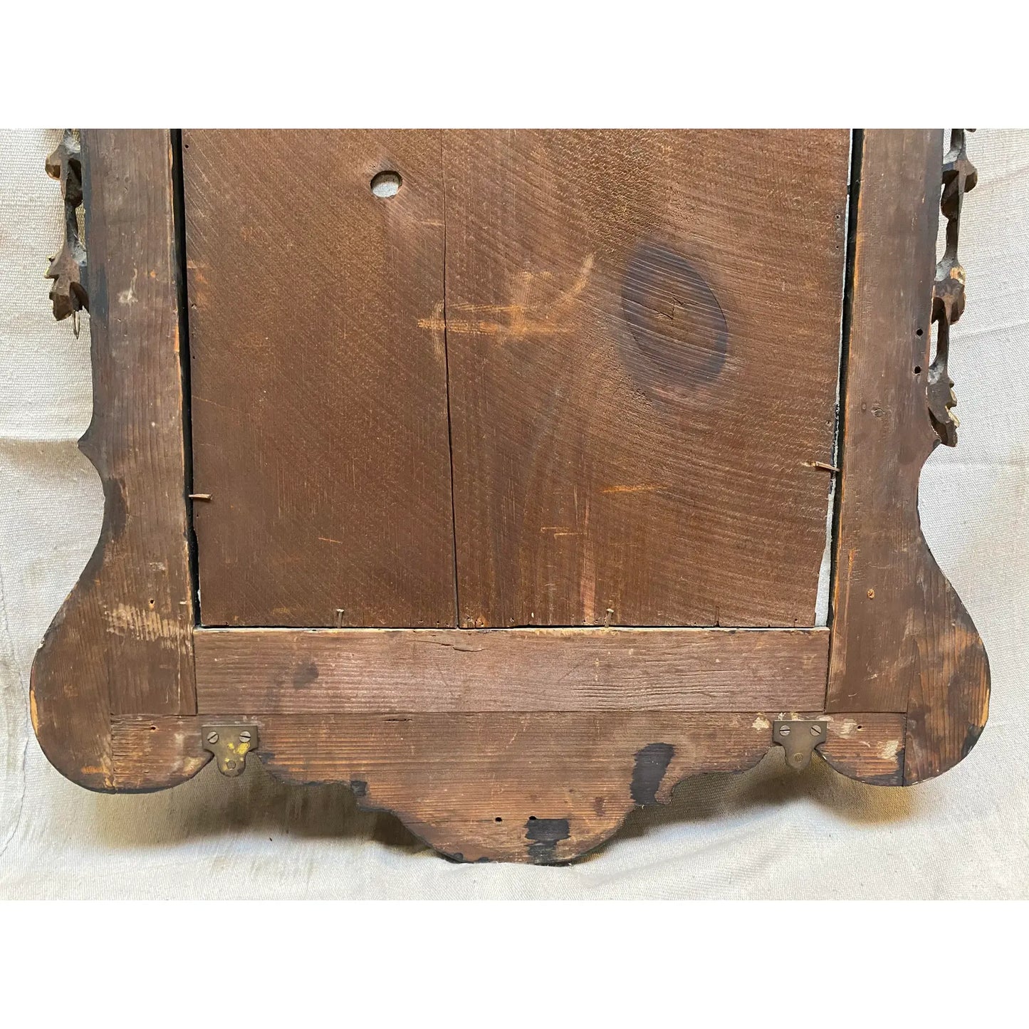 19th Century Federal Style Gilded Mahogany Wall Mirror With Phoenix Crest