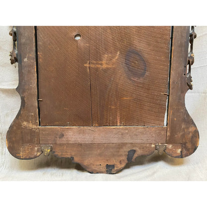 19th Century Federal Style Gilded Mahogany Wall Mirror With Phoenix Crest