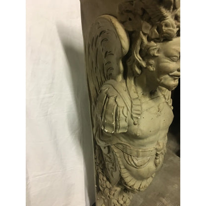 19th Century Plaster Fireguards - Pair