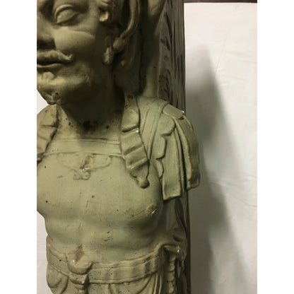 19th Century Plaster Fireguards - Pair