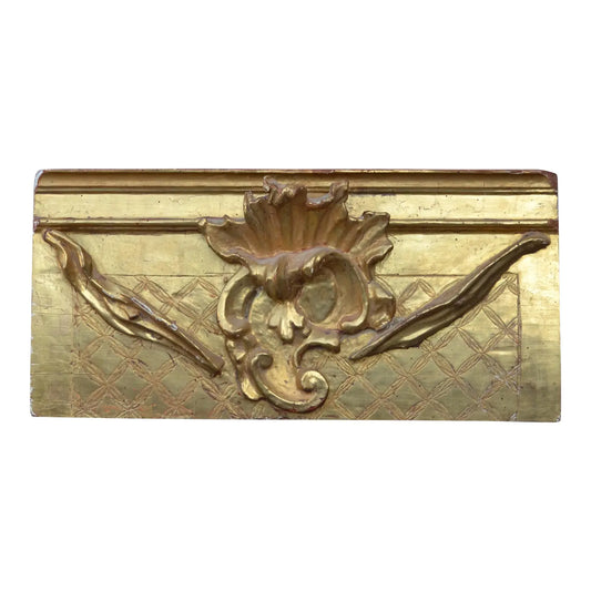23 Karat Gold Gilded Plaque on Board