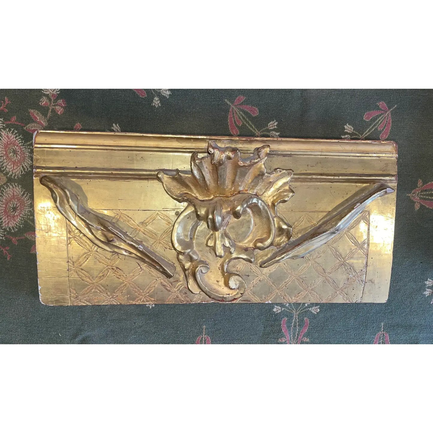 23 Karat Gold Gilded Plaque on Board