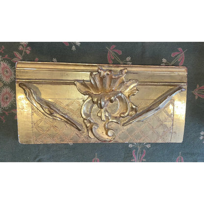 23 Karat Gold Gilded Plaque on Board