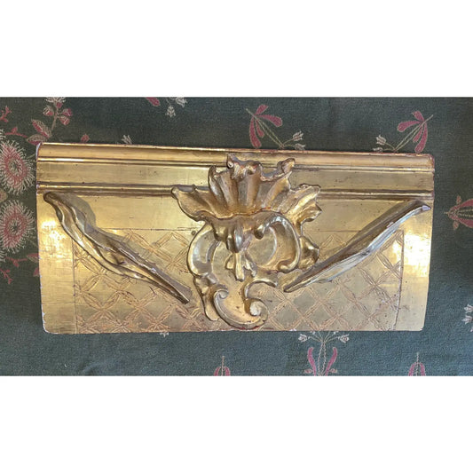 23 Karat Gold Gilded Plaque on Board