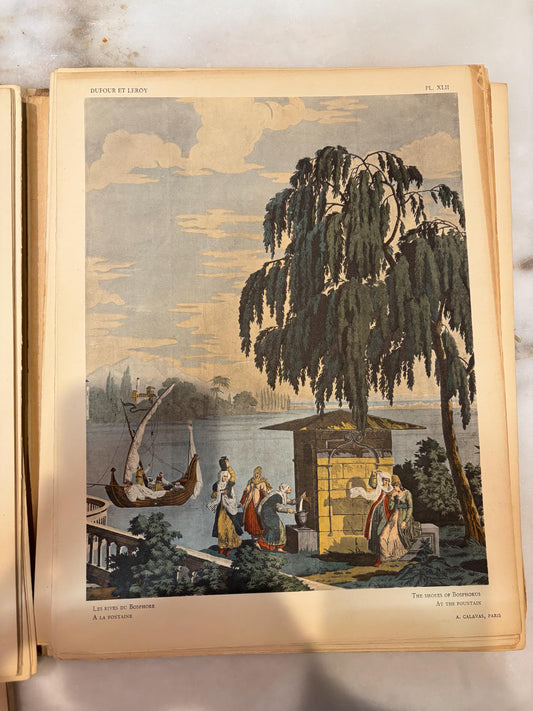 Antique portfolio, 'Tableaux-Tentures de Dufour & Leroy' 1920-1930
