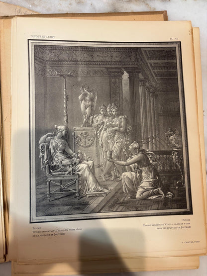 Antique portfolio, 'Tableaux-Tentures de Dufour & Leroy' 1920-1930