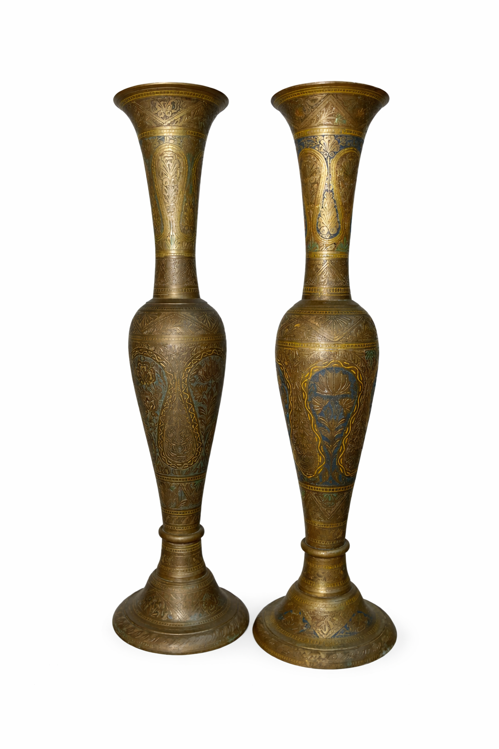 Pair of Moroccan Brass Irons