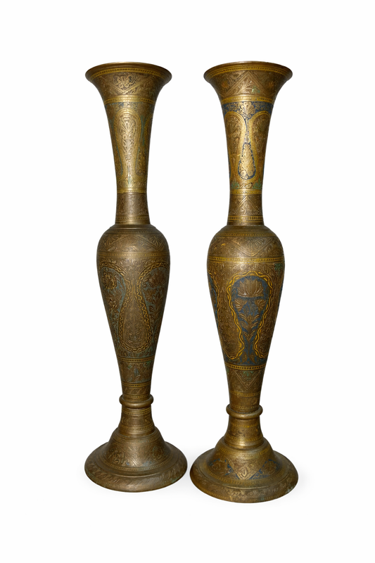 Pair of Moroccan Brass Irons