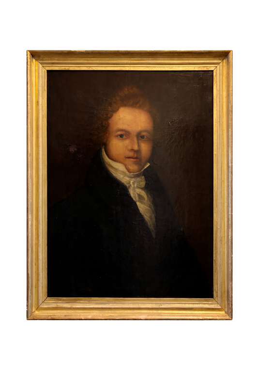 19th Century Framed Oil Portrait of a Gentleman