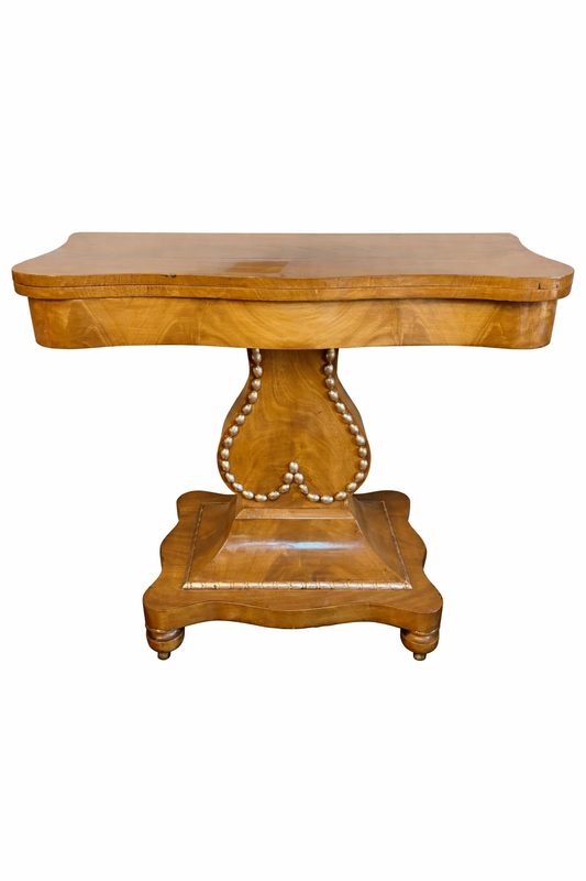 Antique Flip-Top Game Table