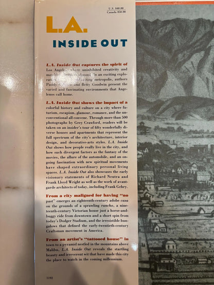 Design Book "L.A. Inside Out: The Architecture and Interiors of America's Most Colorful City", 1992