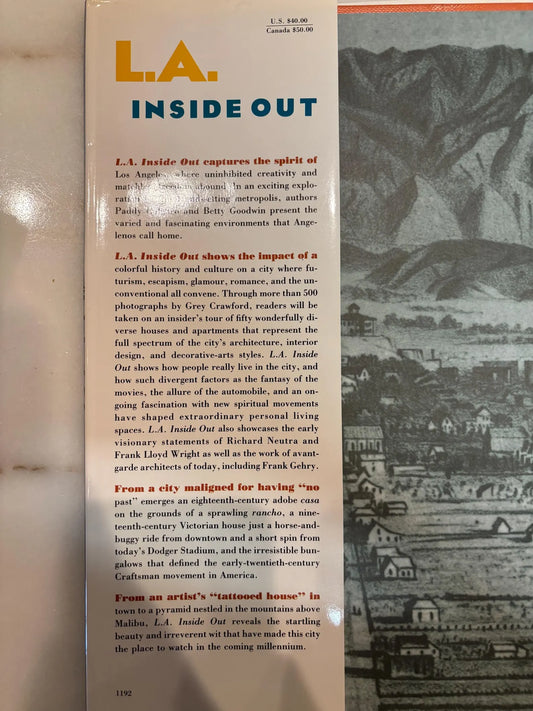 Design Book "L.A. Inside Out: The Architecture and Interiors of America's Most Colorful City", 1992