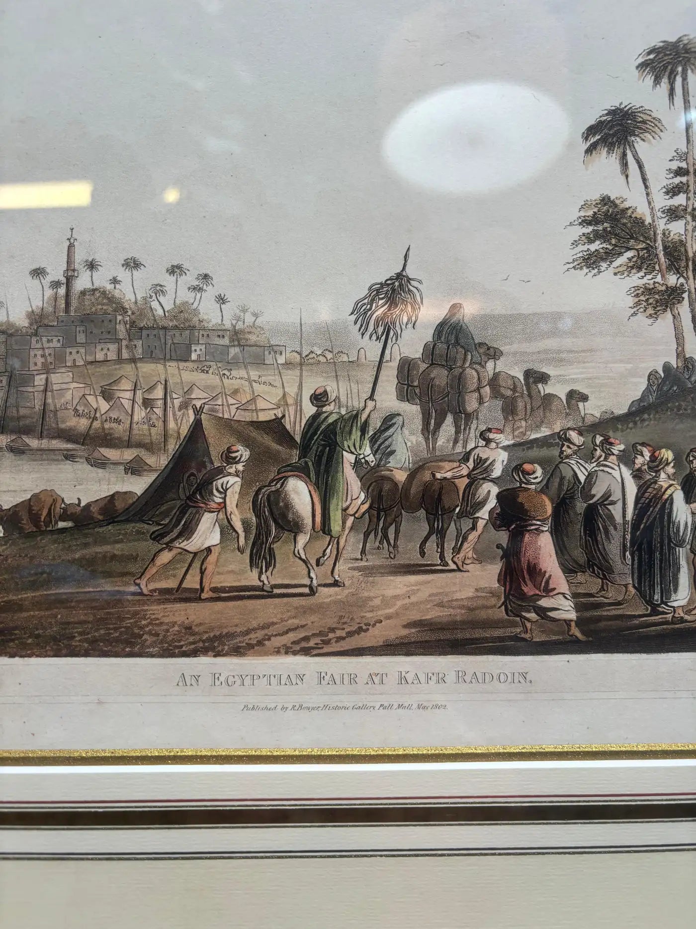 Luigi Mayer - "Views in Egypt, 1812" with Gold Frame