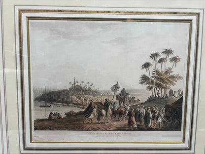 Luigi Mayer - "Views in Egypt, 1812" with Gold Frame