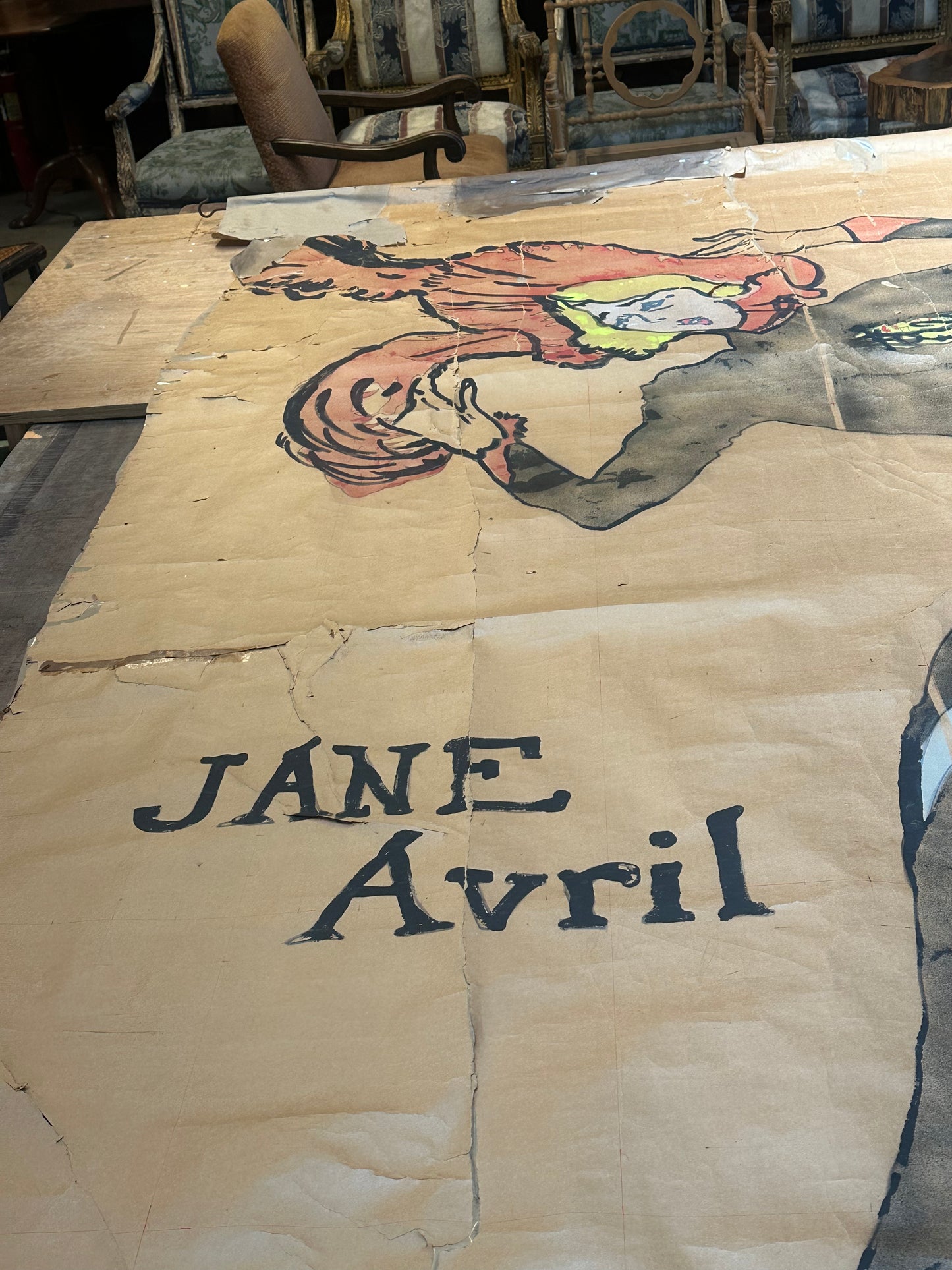 Jane Avril by Henri de Toulouse-Lautrec