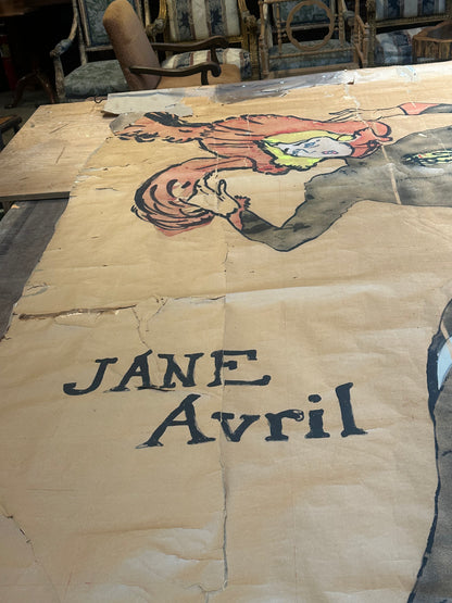 Jane Avril by Henri de Toulouse-Lautrec
