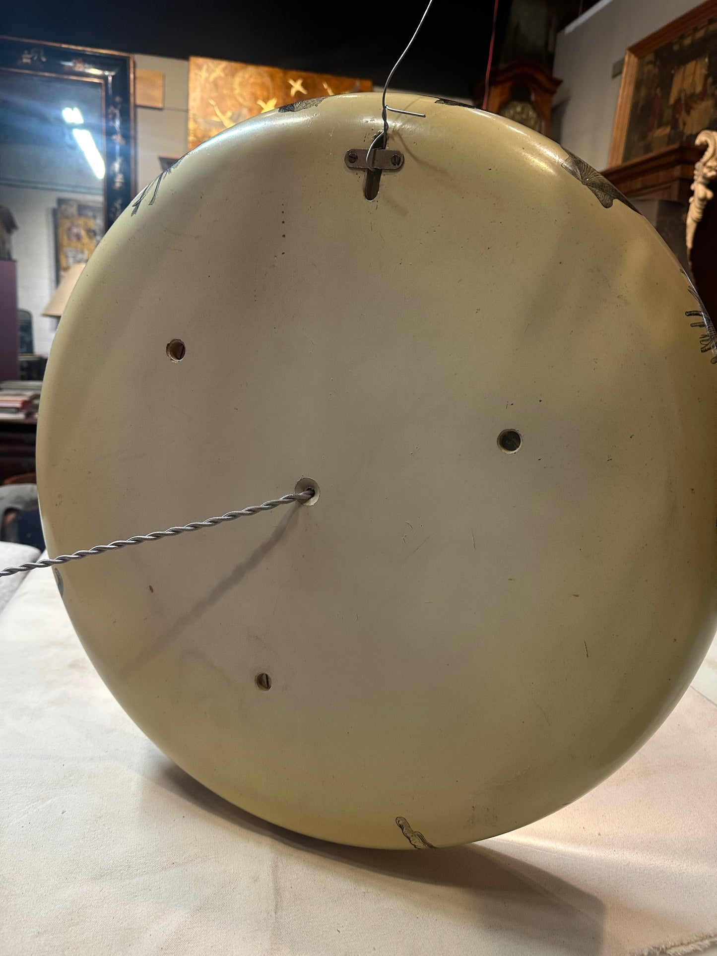 1960s Italian Backlit Wall Mirror with Shell Motif by Fornasetti