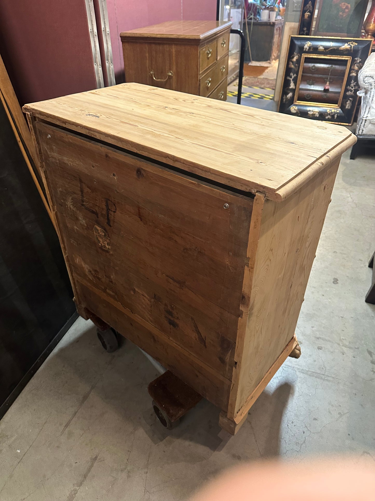 Danish Peach Pine Dresser