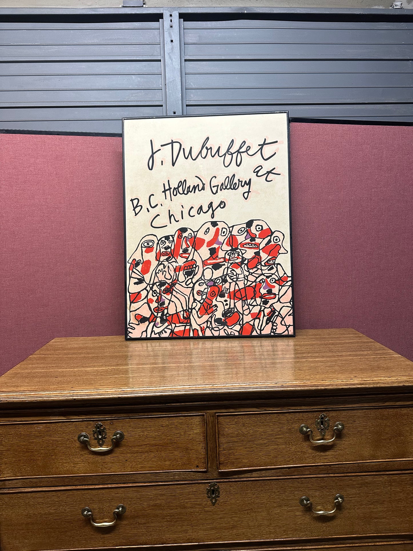 Jean Dubuffet B.C. Holland Gallery on Silkscreen