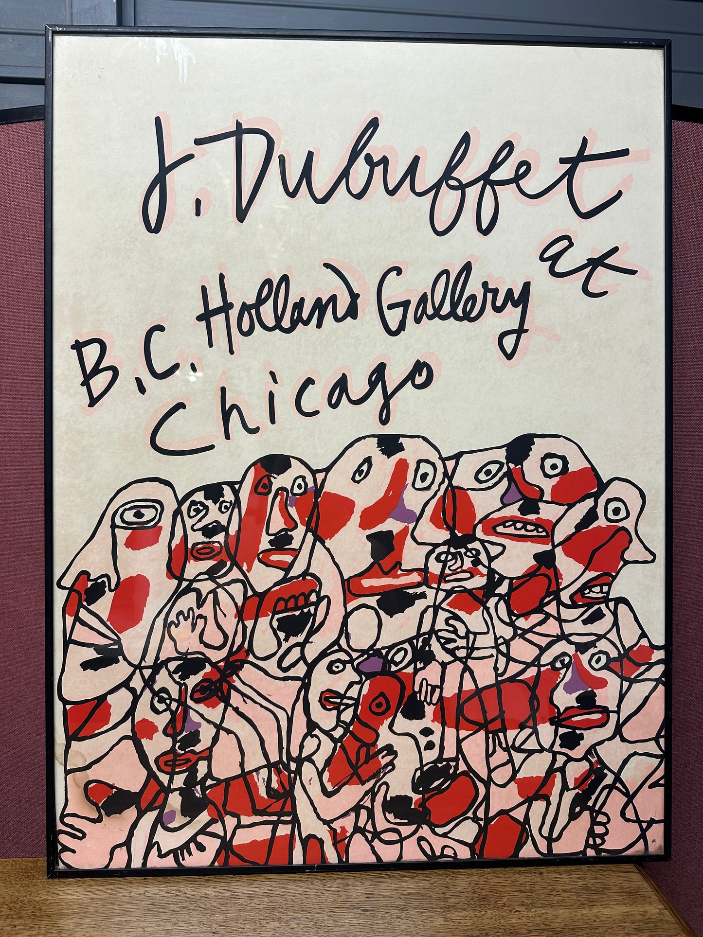 Jean Dubuffet B.C. Holland Gallery on Silkscreen