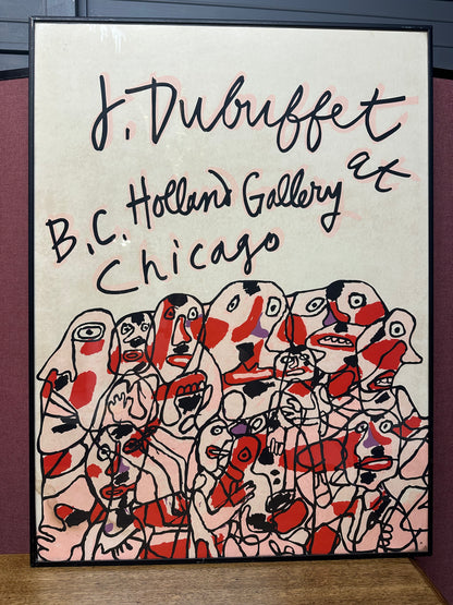 Jean Dubuffet B.C. Holland Gallery on Silkscreen