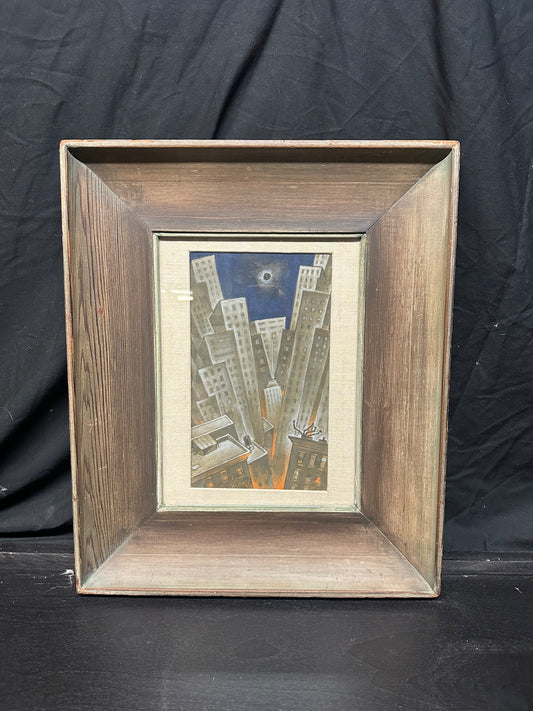 Modernist Urban Cityscape, Unknown Artist