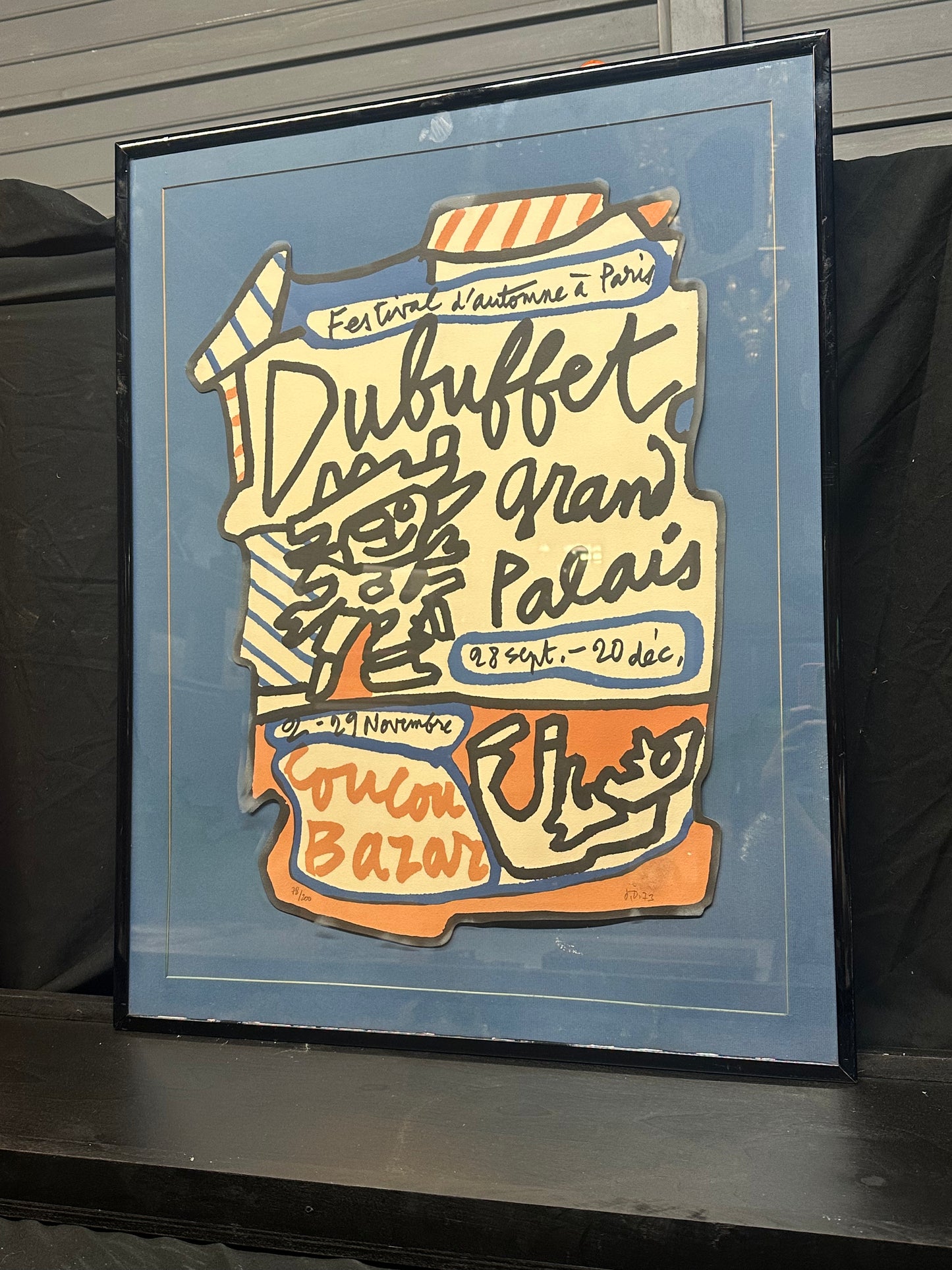 Jean Dubuffet Festival d'Automne à Paris on Silkscreen