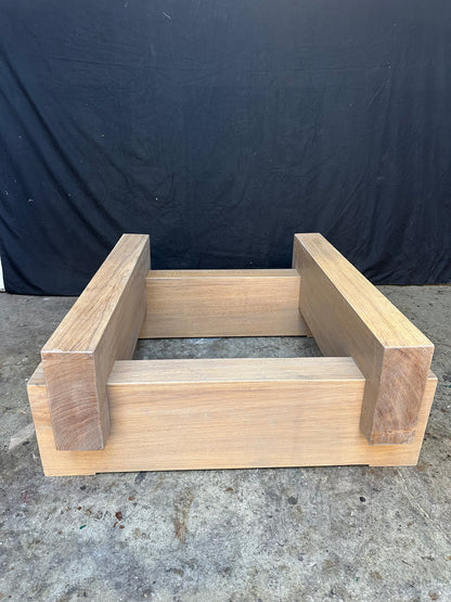 Custom Concrete & Wood Coffee Table