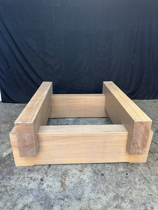 Custom Concrete & Wood Coffee Table