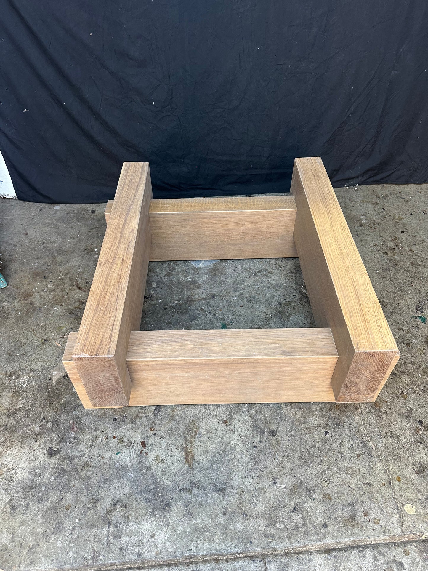 Custom Concrete & Wood Coffee Table