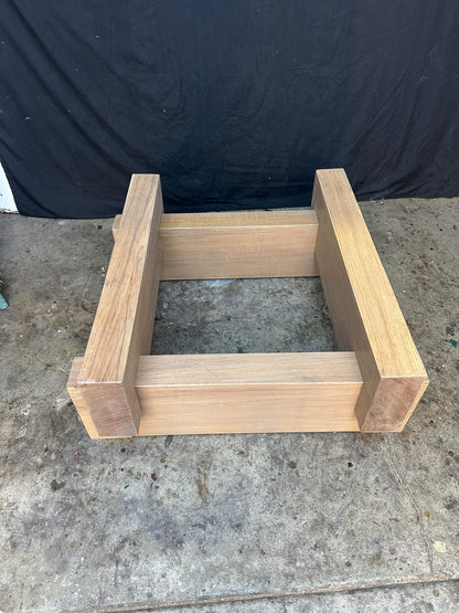Custom Concrete & Wood Coffee Table