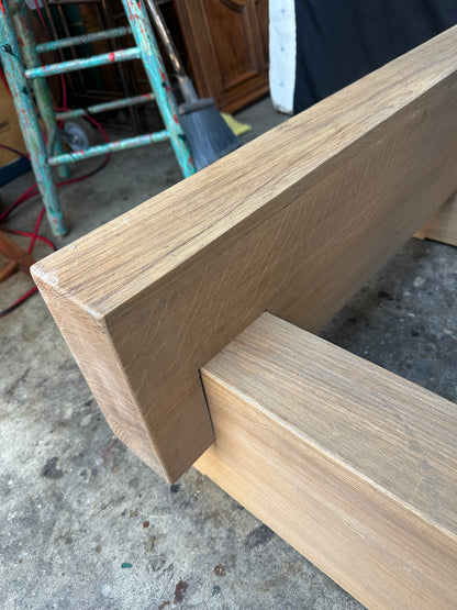 Custom Concrete & Wood Coffee Table