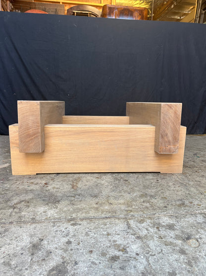Custom Concrete & Wood Coffee Table