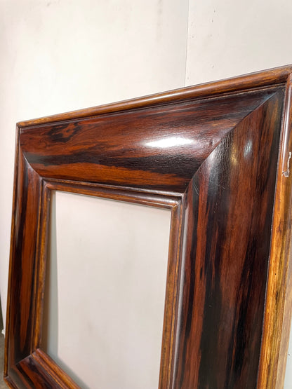 Macassar Ebony Square Wood Frame