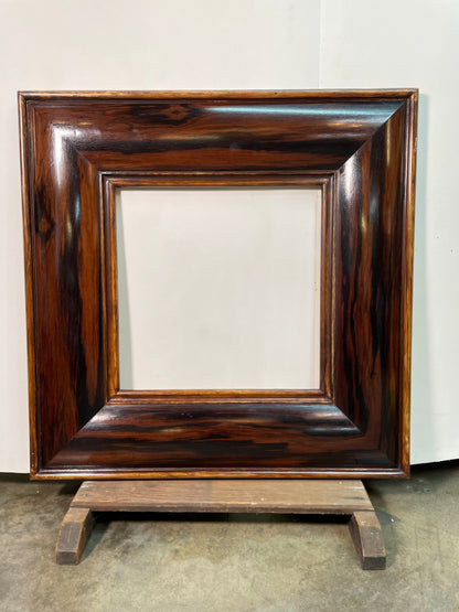 Macassar Ebony Square Wood Frame
