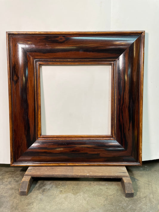 Macassar Ebony Square Wood Frame