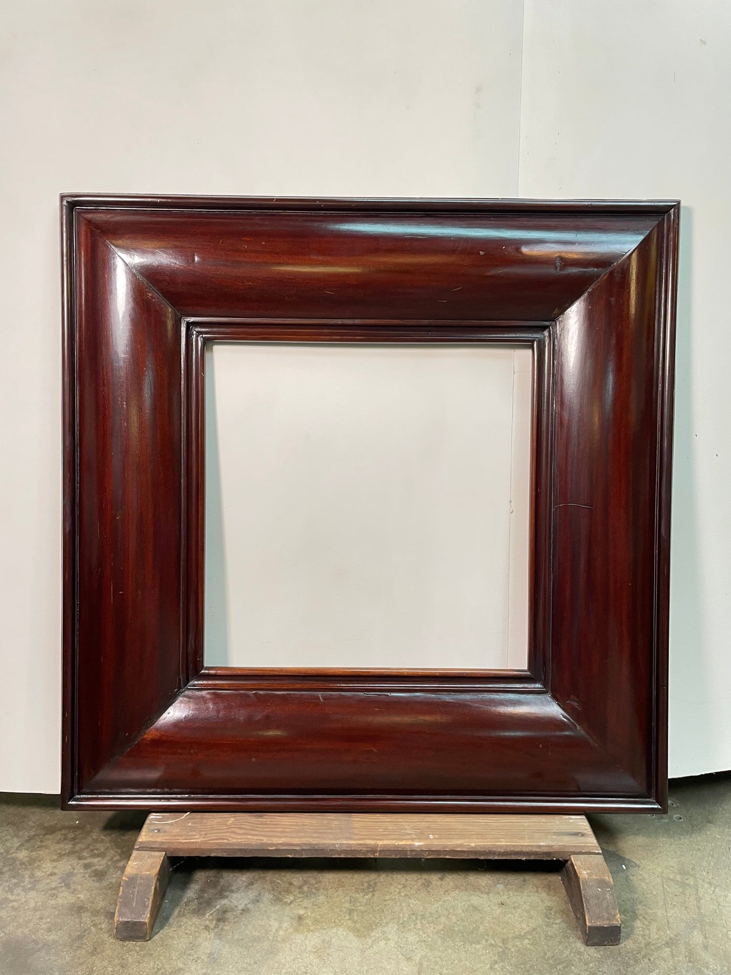 Mahogany Large Square Frame